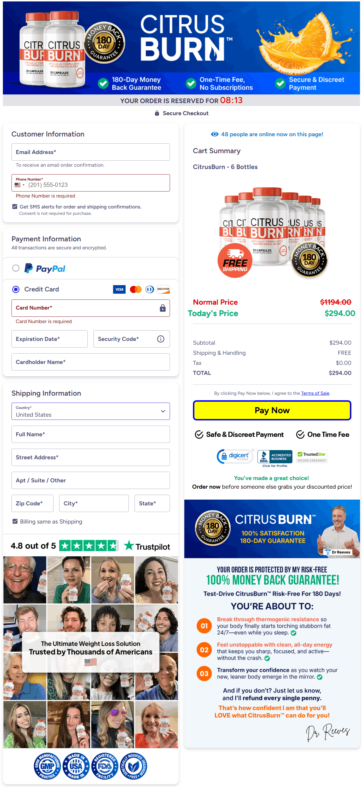 CitrusBurn weight loss